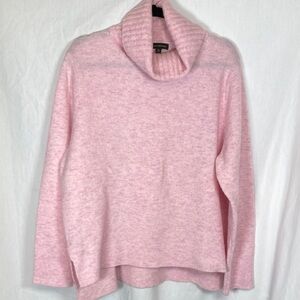 Banana Republic Extra Fine Merino Wool Alpaca Blend Blush Pink Sweater Sz XL